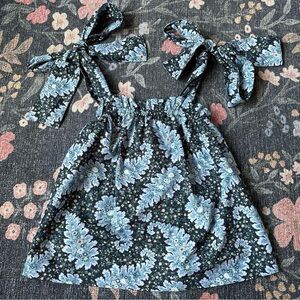 J. Crew Blue Floral Tank